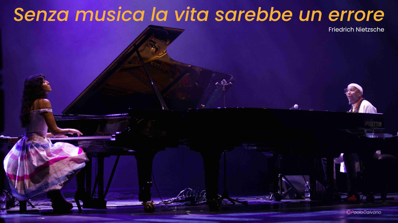 Senza musica la vita sarebbe un errore. Aiutaci a non sentire il silenzio